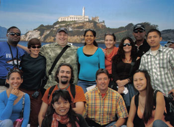 CORAL Programs staff at Alcatraz
