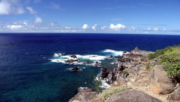 Hawaiian coastline