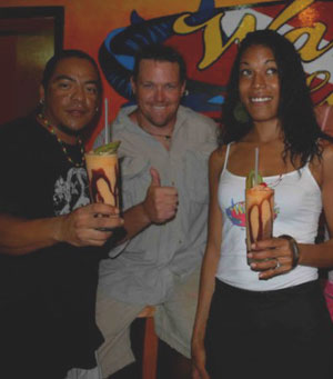 Lionfish drink at Wahoo's
