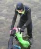 The New England Aquarium Dive Club organized a cleanup of Lane's Cove (USA).