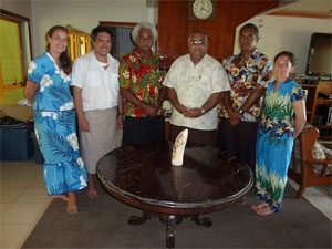 Meeting with Ratu Epenisa Cakobau