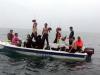 Sanya National Coral Reef Nature Reserve in China collected crown-of-thorns from the Yanglong Bay in the Sanya National Coral Re