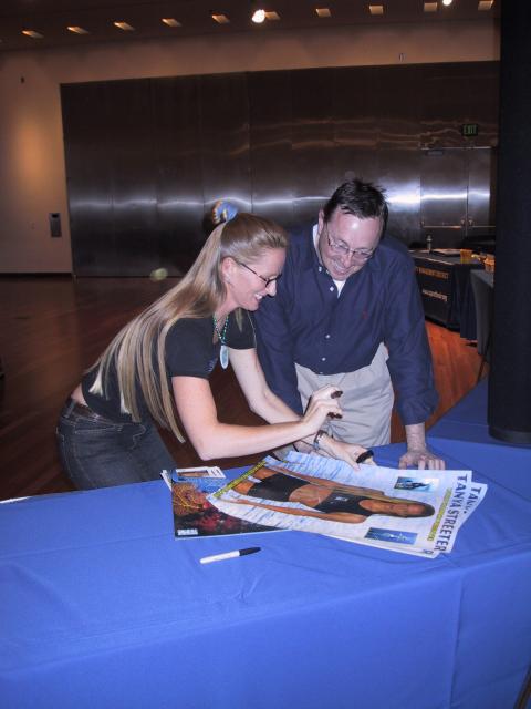 Tanya Streeter Signing Autographs