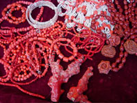 Jewelry made of corals
