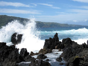 Coastal scene in Hawaii